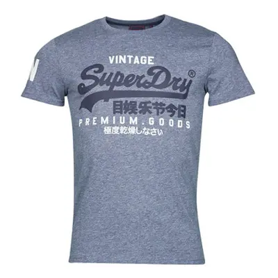 Superdry VL TEE men's T shirt in Blue