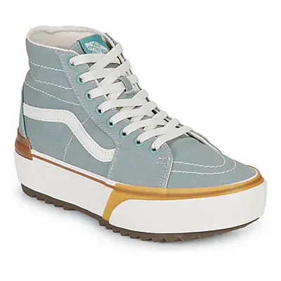 Vans SK8-HI TAPERED STACKED women's Shoes (High-top Trainers) in Blue