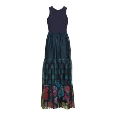 Desigual VEST_DUDAS women's Long Dress in Multicolour