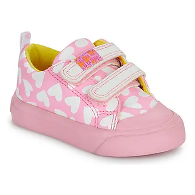 Agatha Ruiz de la Prada ZAPATO LONA CORAZONES girls's Children's Shoes (Trainers) in Pink