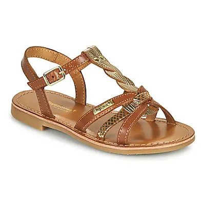 Les Tropéziennes par M Belarbi BADAMI girls's Children's Sandals in Brown