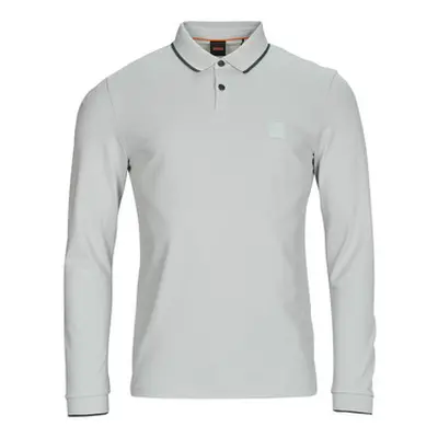 BOSS Passertiplong men's Polo shirt in Grey