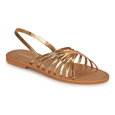 Jonak WRAP women's Sandals in Gold