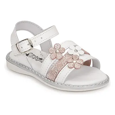 Citrouille et Compagnie KATAGUE girls's Children's Sandals in White