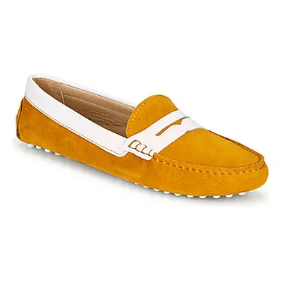 JB Martin TABATA women's Loafers / Casual Shoes in Yellow