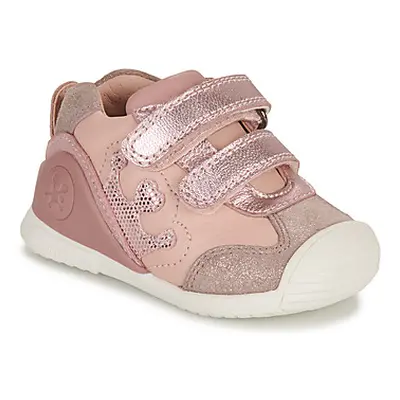 Biomecanics BIOGATEO CASUAL girls's Children's Shoes (Trainers) in Pink