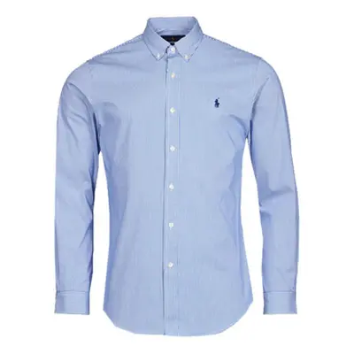 Polo Ralph Lauren ZSC11B men's Long sleeved Shirt in Blue