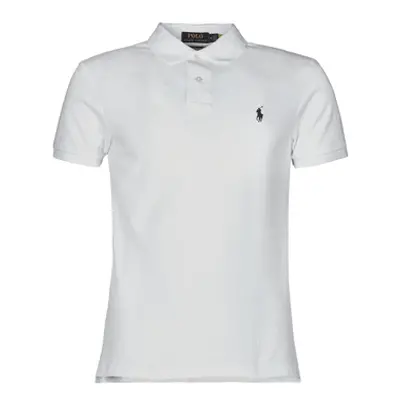 Polo Ralph Lauren POLO CINTRE SLIM FIT EN COTON BASIC MESH LOGO PONY PLAYER men's Polo shirt in 