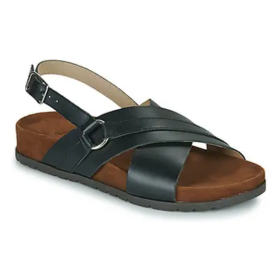 L'Atelier Tropézien SB410-BLACK women's Sandals in Black