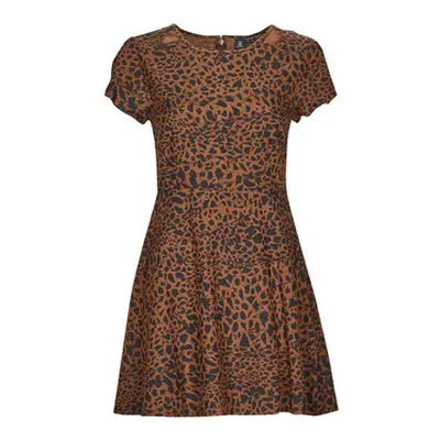 Volcom DINO TEA DRESS women's Dress in Brown