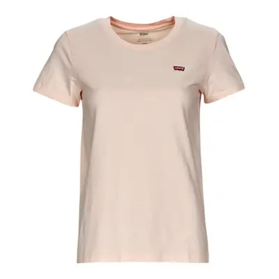 Levis PERFECT TEE women's T shirt in Pink