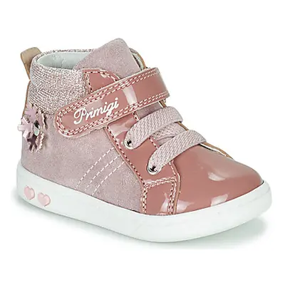 Primigi BABY LIKE girls's Children's Shoes (High-top Trainers) in Pink