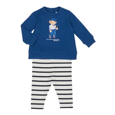 Polo Ralph Lauren BEAR SET-SETS-LEGGING SET girls's Sets & Outfits in Multicolour