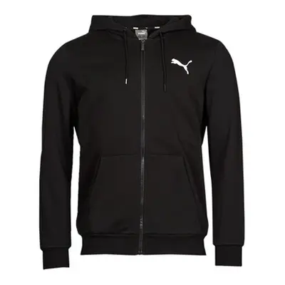 Puma ESS FZ HOODED JACKET FL men's Sweatshirt in Black