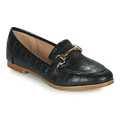 Moony Mood PRIVA women's Loafers / Casual Shoes in Black