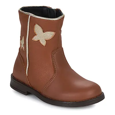 Citrouille et Compagnie HORELI girls's Children's Mid Boots in Brown