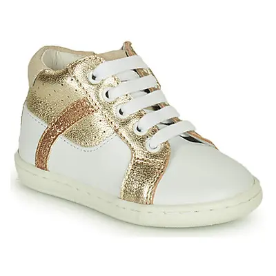 GBB HASTA girls's Children's Shoes (High-top Trainers) in White