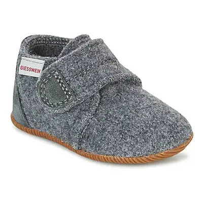 Giesswein OBERSTAUFFEN boys's Children's Slippers in Grey