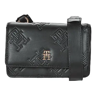 Tommy Hilfiger TH REFINED CROSSOVER MONO women's Shoulder Bag in Black