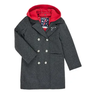 Ikks XR44012 girls's Children's coat in Grey