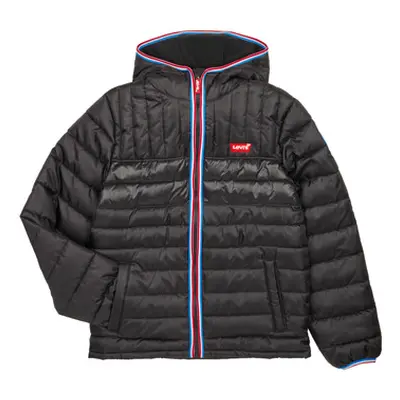 Levis COLORBLOCK PUFFER boys's Children's Jacket in Black