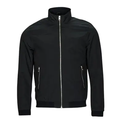 Jack & Jones JJERUSH HARRINGTON BOMBER men's Jacket in Black