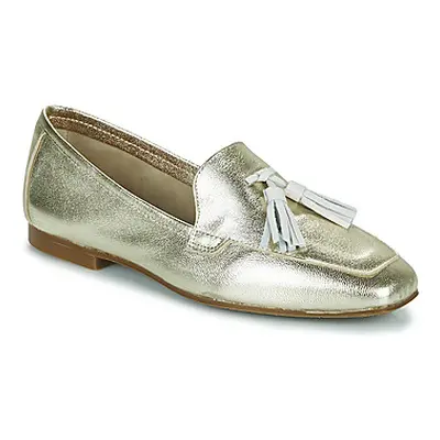 JB Martin VIC women's Loafers / Casual Shoes in Gold