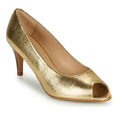 JB Martin PARMINA women's Court Shoes in Gold