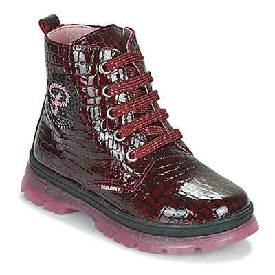 Pablosky 404167 girls's Children's Mid Boots in Bordeaux