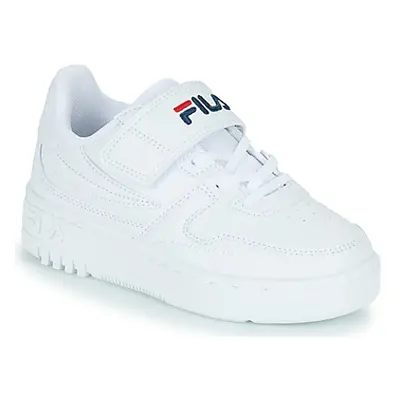 Fila FXVENTUNO VELCRO girls's Children's Shoes (Trainers) in White