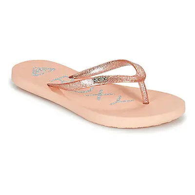 Roxy RG VIVA SPARKLE girls's Children's Flip flops / Sandals in Pink