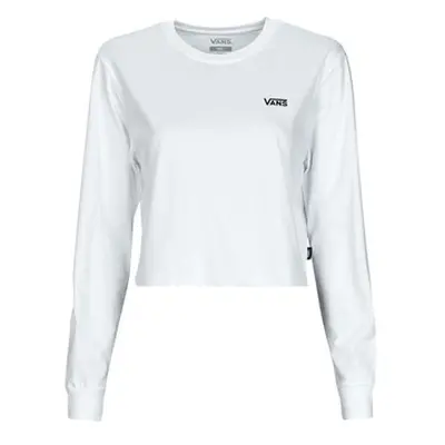 Vans JUNIOR V LS CROP women's in White