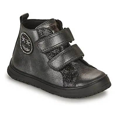 Pablosky 426452 girls's Children's Shoes (High-top Trainers) in Silver