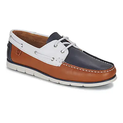 Casual Attitude VILKAN men's Boat Shoes in Brown