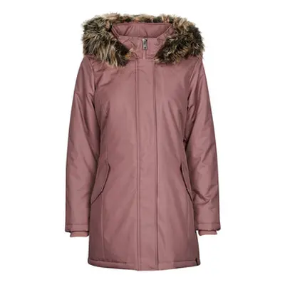 Only ONLKATY PARKA COAT CC OTW women's Parka in Pink