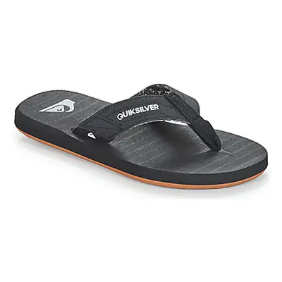 Quiksilver CARVER SWITCH YOUTH boys's Children's Flip flops / Sandals in Black