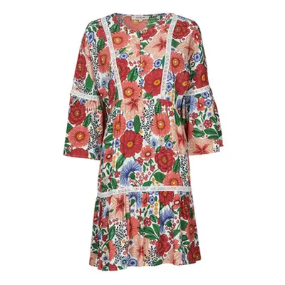 Derhy TREILLIS FLOWER women's Dress in Multicolour