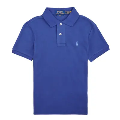 Polo Ralph Lauren SLIM POLO-TOPS-KNIT boys's Children's polo shirt in Blue