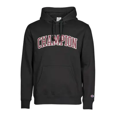 Champion Heavy Cotton Poly Fleece men's Sweatshirt in Black