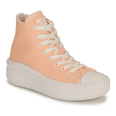 Converse CHUCK TAYLOR ALL STAR MOVE-CONVERSE CITY COLOR women's Shoes (High-top Trainers) in Pin