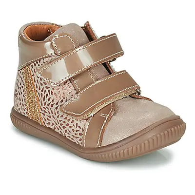 GBB JOYE girls's Children's Shoes (High-top Trainers) in Beige