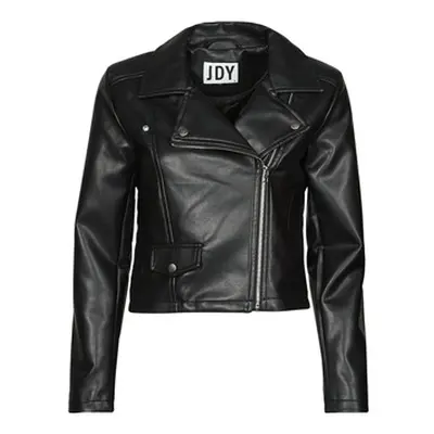 JDY JDYETTA women's Leather jacket in Black