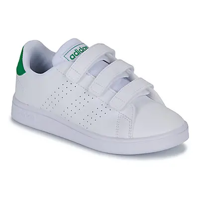 Adidas ADVANTAGE CF C girls's Children's Shoes (Trainers) in White