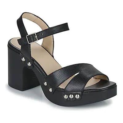 Wonders L-1016-WILD women's Sandals in Black