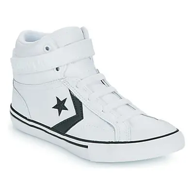 Converse PRO BLAZE STRAP LEATHER boys's Children's Shoes (High-top Trainers) in White