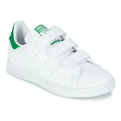 Adidas STAN SMITH CF C girls's Children's Shoes (Trainers) in White