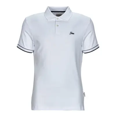 Guess OLIVER SS POLO men's Polo shirt in White