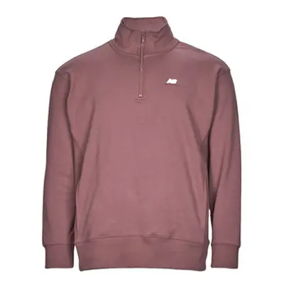 New Balance Athletics 90's 1/4 Zip Mock Sweatshirt men's Sweatshirt in Bordeaux