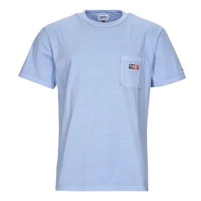 Tommy Jeans TJM CLSC TIMELESS TOMMY TEE men's T shirt in Blue