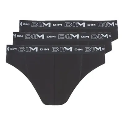 DIM COTON STRETCH X3 men's Underpants / Brief in Black